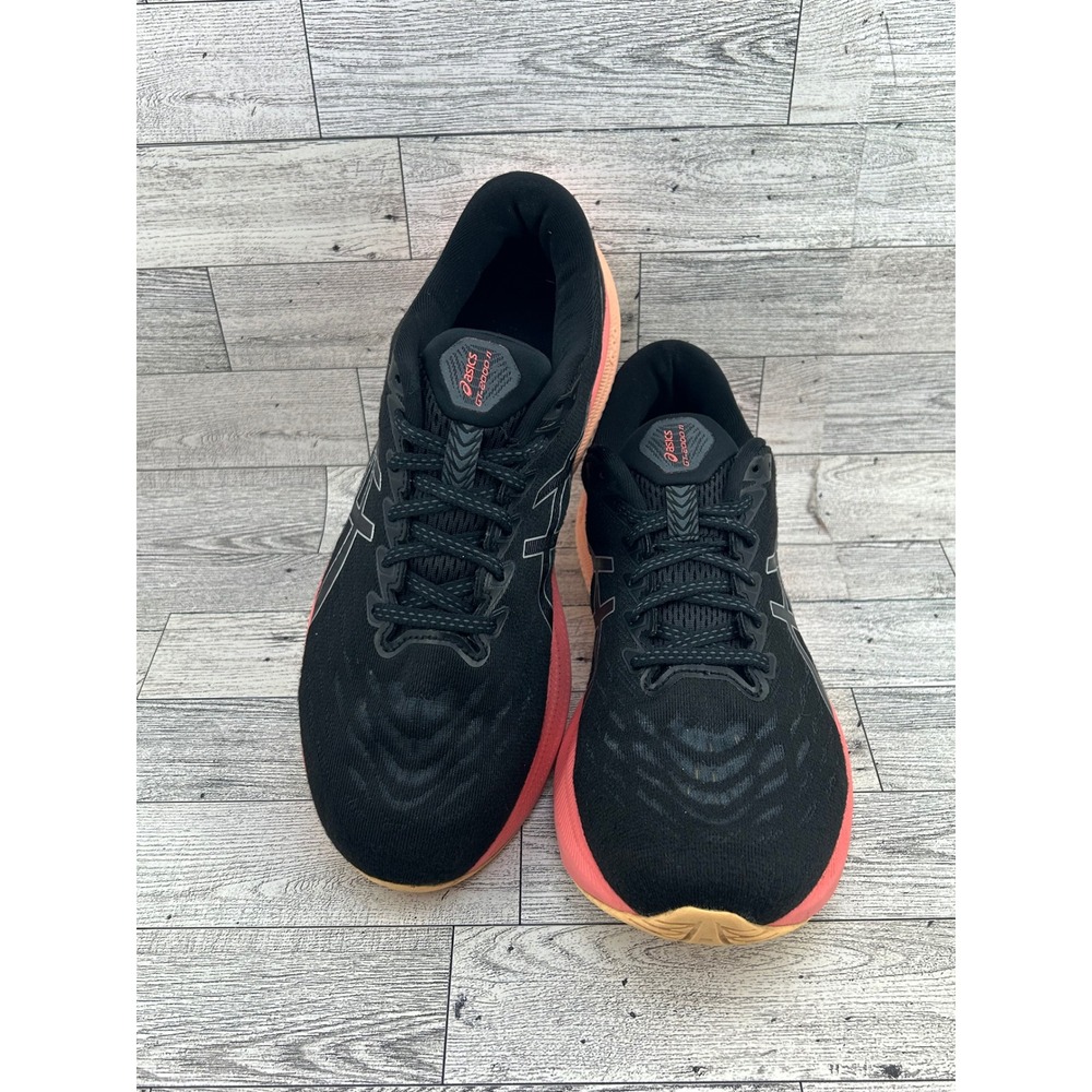 ASICS GT-2000 Women Running Shoes Black Papaya 1012B271 Size 9.5